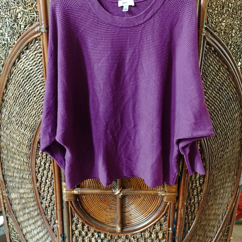 Cupio Plum Knit Top